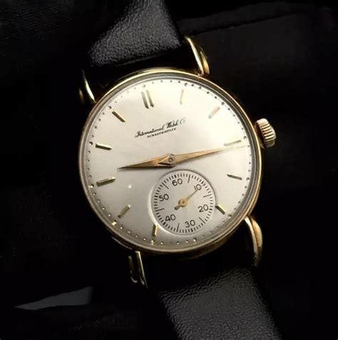 orologio iwc oro anni 50